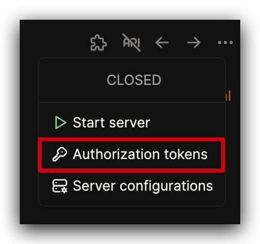 open authorization tokens