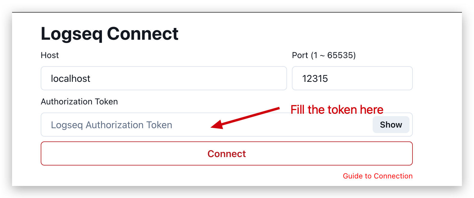 setting token on extension